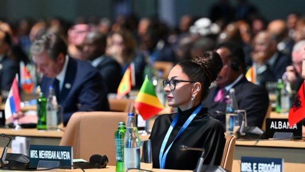 Mehriban Əliyeva COP29-un Liderlər Sammiti ilə bağlı paylaşım edib - FOTO