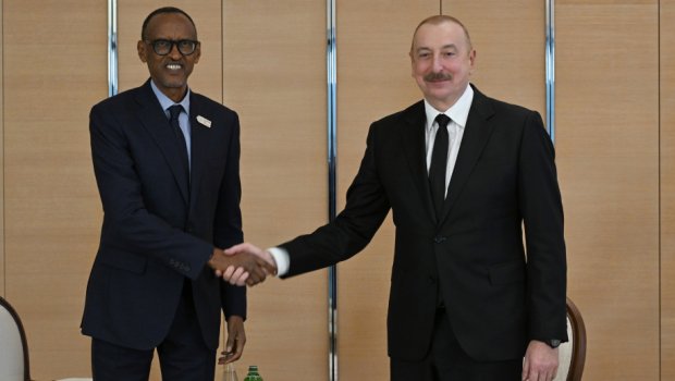 İlham Əliyev Ruanda Prezidenti ilə görüşdü &ndash; FOTO