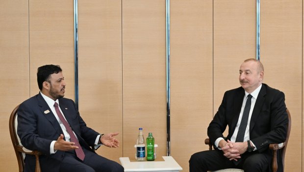 İlham Əliyev Yəmənin vitse-prezidenti ilə görüşdü - FOTO