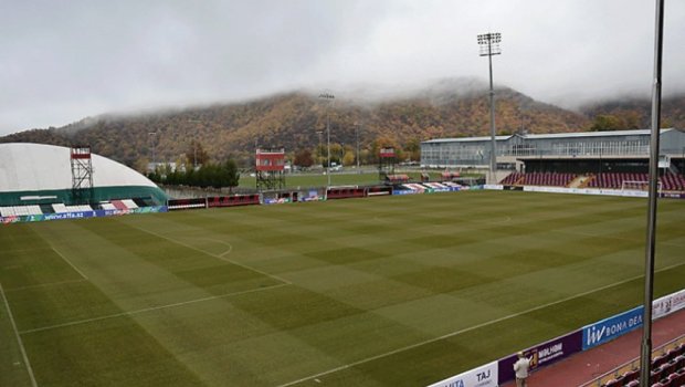 Qəbələ şəhər stadionu Azərbaycan – Estoniya oyununa hazırdır - FOTO