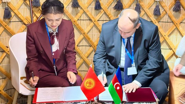 Azərbaycan Qırğızıstanla enerji əməkdaşlığı üzrə sənədlər imzaladı – FOTO 