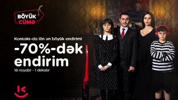 &ldquo;Kontakt&rdquo;da ilin ən böyük endirimləri başladı &ndash; 70%-DƏK ENDİRİM