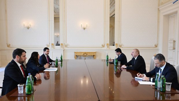 İlham Əliyev israilli naziri QƏBUL ETDİ - VİDEO