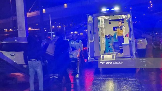Bakıda yol qəzası olub, xəsarət alan var - FOTO