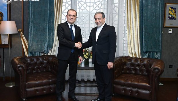 Azərbaycan və İran XİN rəhbərləri GÖRÜŞDÜ - FOTO