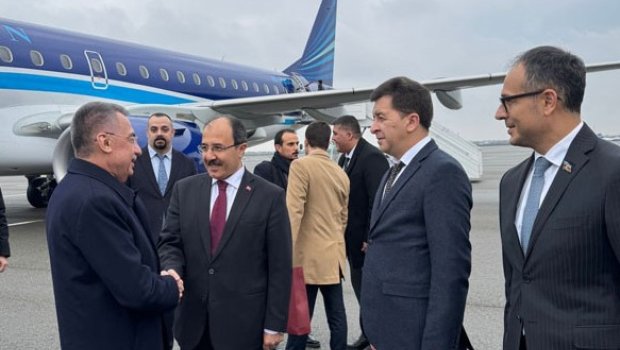 Fuat Oktay Azərbaycana gəldi &ndash; FOTO 