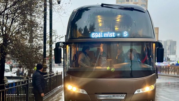Bakı-Sumqayıt ekspres avtobusu istifadəyə verildi &ndash; FOTO 