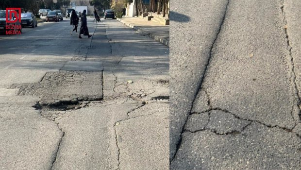 Günəşlinin bərbad vəziyyətdə olan qəsəbə yolu &ndash; Rəsmi qurumlar problemi niyə biri-birinin üstünə ATIR? &ndash; FOTO 