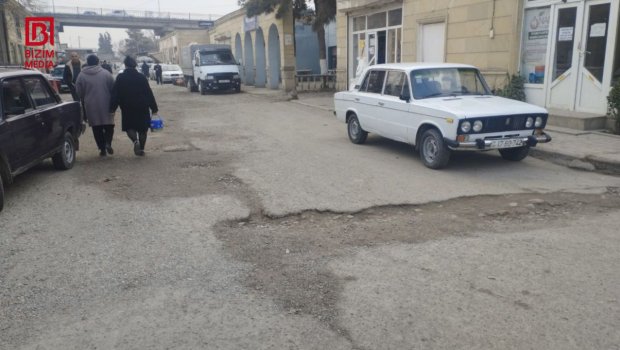 Kürdəmirin bərbad durumda olan mərkəzi yolları ilə bağlı RƏSMİ AÇIQLAMA &ndash; FOTO