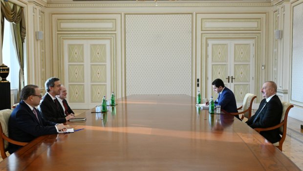 İlham Əliyev Amerika İsrail İctimai Əlaqələr Komitəsinin prezidentini qəbul etdi - FOTO