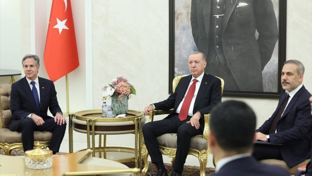 Ərdoğan Ankarada Blinkenlə Yaxın Şərqdəki vəziyyəti MÜZAKİRƏ ETDİ