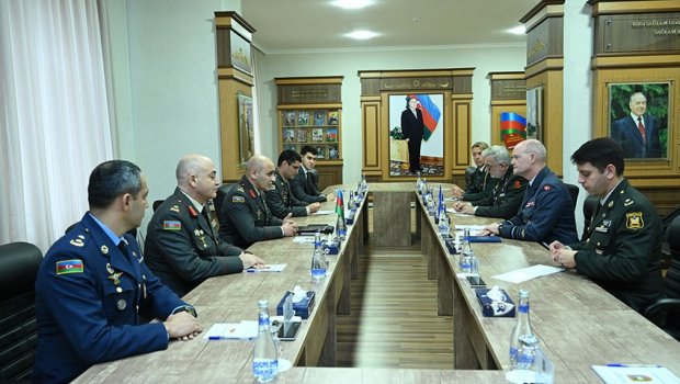 MMU və NATO nümayəndə heyəti arasında hərbi təhsil MÜZAKİRƏ EDİLDİ - FOTO