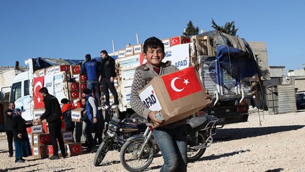Türkiyə Suriyaya humanitar yardım göndərdi
