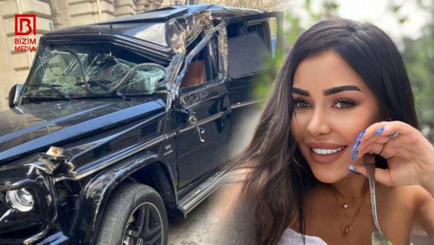 Azərbaycanlı aparıcı "Gelandewagen"i ilə qəzaya düşdü &ndash; FOTO/VİDEO