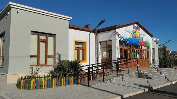Xocalı şəhərində 32 ildən sonra ilk uşaq bağçasının açılışı oldu &ndash; FOTO