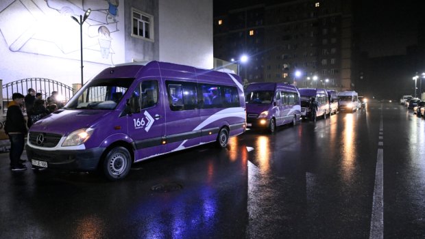 Şuşa şəhərinə növbəti köç karvanı yola salındı &ndash; FOTO