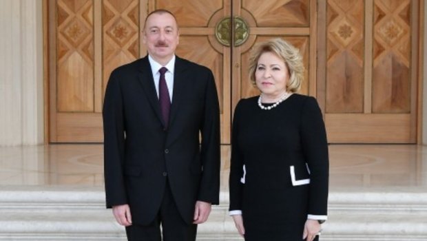 Valentina Matviyenkodan İlham Əliyevə təbrik MƏKTUBU