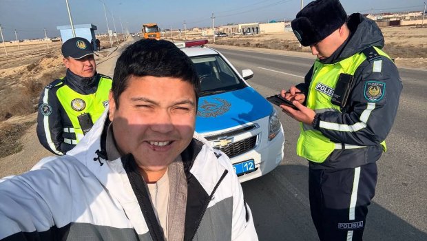 Aktauda hadisə yerində çəkiliş edən bloger TUTULDU