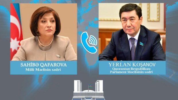 Azərbaycanın və Qazaxıstanın parlament sədrləri arasında telefon danışığı oldu