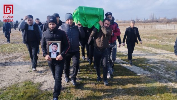 Qəzada həlak olan 25 yaşlı Ağdaş sakini torpağa tapşırıldı - FOTO