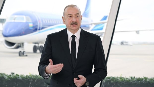İlham Əliyev: Açıq-aydın deyə bilərik ki, təyyarə Rusiya tərəfindən vuruldu