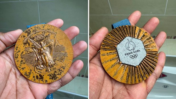 Olimpiya medalı 4 aya bərbad vəziyyətə düşdü