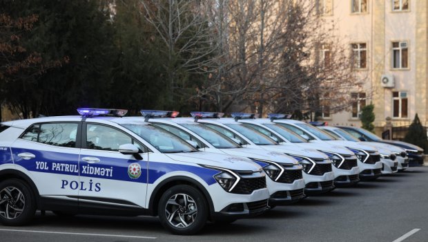 Naxçıvan polisinə yeni avtomobillər verildi &ndash; FOTO 