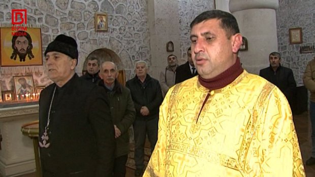 Qədim alban kilsəsində Milad bayramı belə qeyd olundu &ndash; FOTO