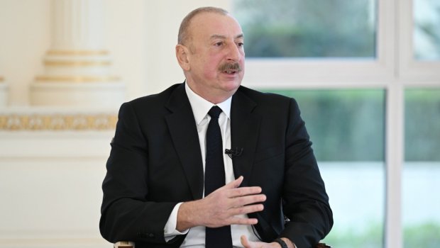 İlham Əliyev: “Ermənistan faktiki olaraq bölgə üçün bir təhdid mənbəyidir” - VİDEO