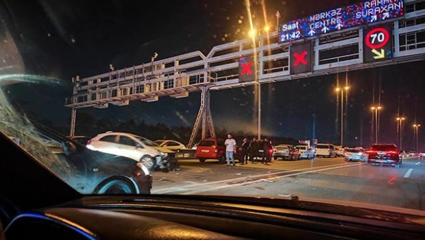 Aeroport yolunda qəza: &ldquo;Mercedes&rdquo; piyadanı vuraraq öldürdü