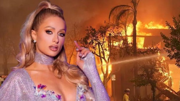 Paris Hilton yanan evinin son halını paylaşdı – VİDEO