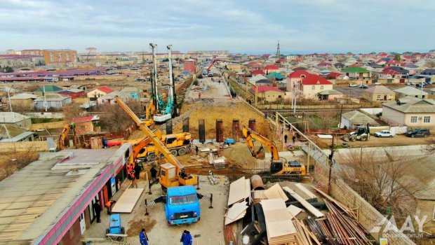 Saray körpüsünün tikintisi BU TARİXDƏ başa çatacaq &ndash; RƏSMİ/VİDEO