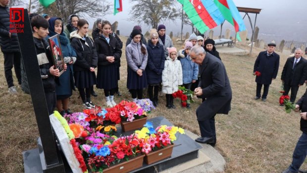 Qusarda Vətən Müharibəsi şəhidləri YAD EDİLİB &ndash; FOTO