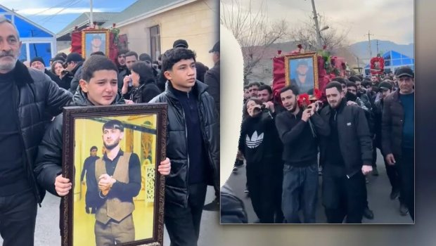 Meyiti tapılan 24 yaşlı gənc "gəlin" maşını və musiqi sədaları ilə dəfn olundu - VİDEO