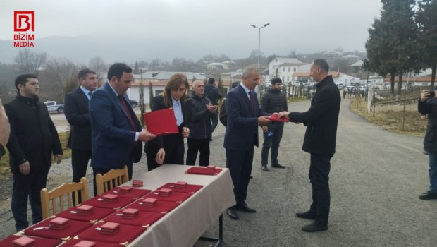 Xocalıya köçən növbəti 26 ailə yeni evlərində - VİDEOSÜJET