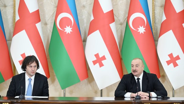 İlham Əliyev: &ldquo;Gürcüstanın istehlak etdiyi təbii qazın 80 faizdən çoxu Azərbaycan mənşəlidir&rdquo; &ndash; VİDEO