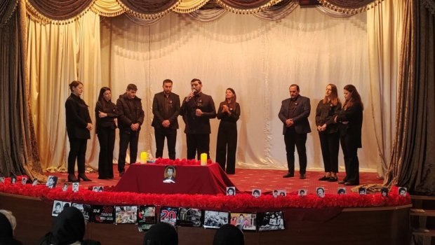 "Azadlıq toxumu səpənlər" - Yevlaxda 20 Yanvar şəhidləri belə ANILDI - FOTO