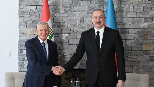 İlham Əliyev İraq Prezidenti ilə görüşdü &ndash; FOTO