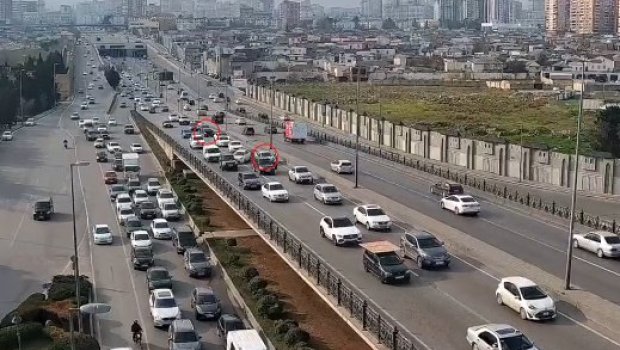 Bakıda prospektdə ard-arda iki QƏZA &ndash; ANBAAN VİDEO