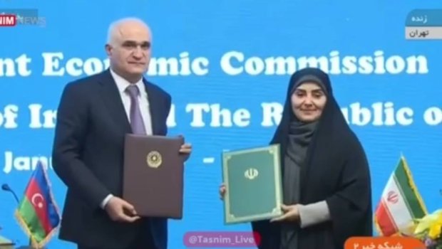 Azərbaycanla İran arasında əməkdaşlıq sənədi İMZALANDI - VİDEO