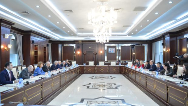 Milli Məclisdə TÜRKPA-ya üzv ölkələrin parlamentlərinin sədrləri ilə görüş oldu - FOTO