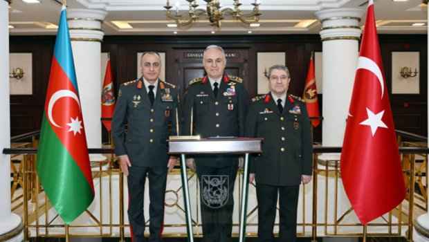 Azərbaycanla Türkiyə arasında hərbi-təhsil sahələrində əməkdaşlıq müzakirə edildi - FOTO