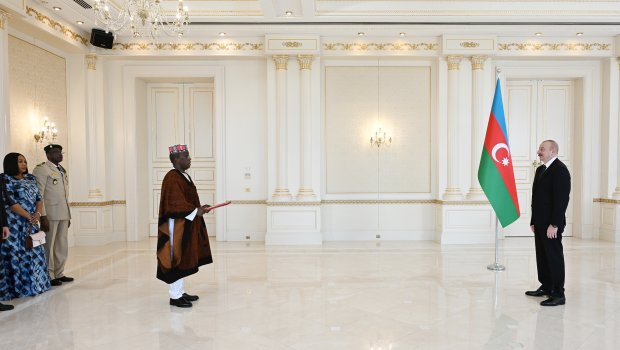 Qvineyanın yeni səfiri Prezidentin qəbulunda &ndash; FOTO/VİDEO