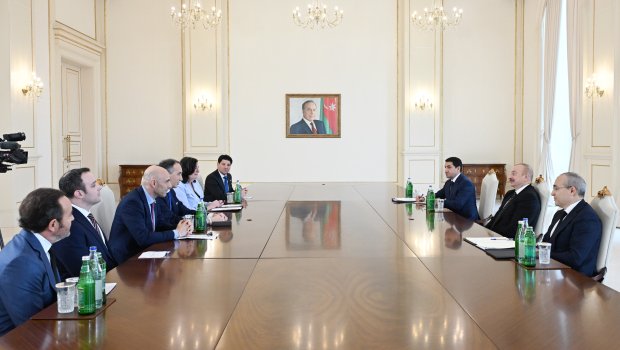 İlham Əliyev israilli rəsmilərlə görüşdü &ndash; FOTO/VİDEO