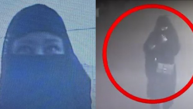 Bakıda qadın niqab taxıb oğurluq etdi &ndash; FOTO/VİDEO