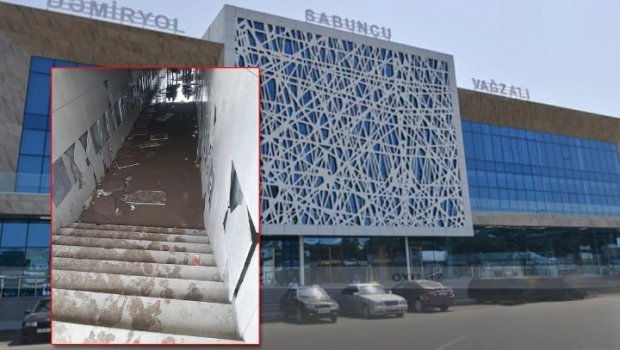 Sabunçu Dəmiryol Vağzalının yeraltı keçidində ürəkbulandıran mənzərə - FOTO/VİDEO