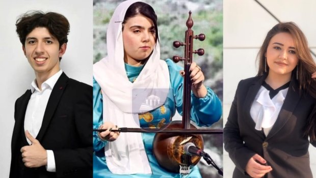 Prezidentin mükafat verdiyi gənclər- FOTO