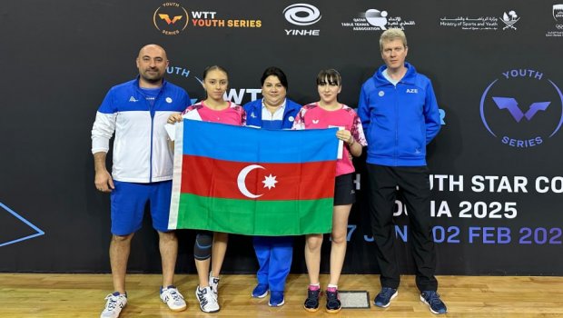 Stolüstü tennisçilərimiz Dohada bürünc medal qazandılar