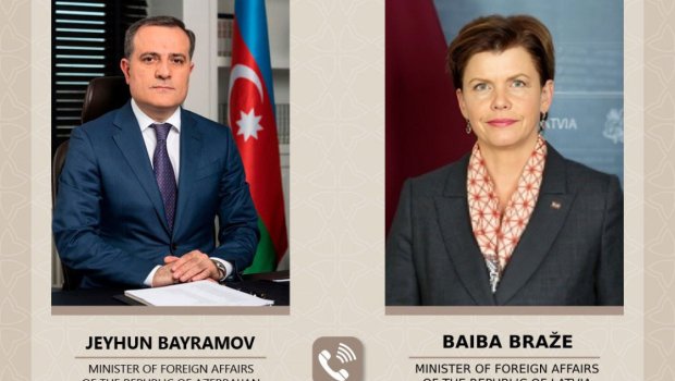 Ceyhun Bayramovla latviyalı həmkarı arasında telefon DANIŞIĞI: Nələr müzakirə olundu?