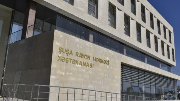 Şuşa Rayon Mərkəzi Xəstəxanasının inşası nə vaxt tamamlanacaq? - FOTO